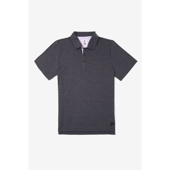 Mens Fila Dark‎ Gray And Lavender Athletic Pollo Size Small - Picture 1 of 2
